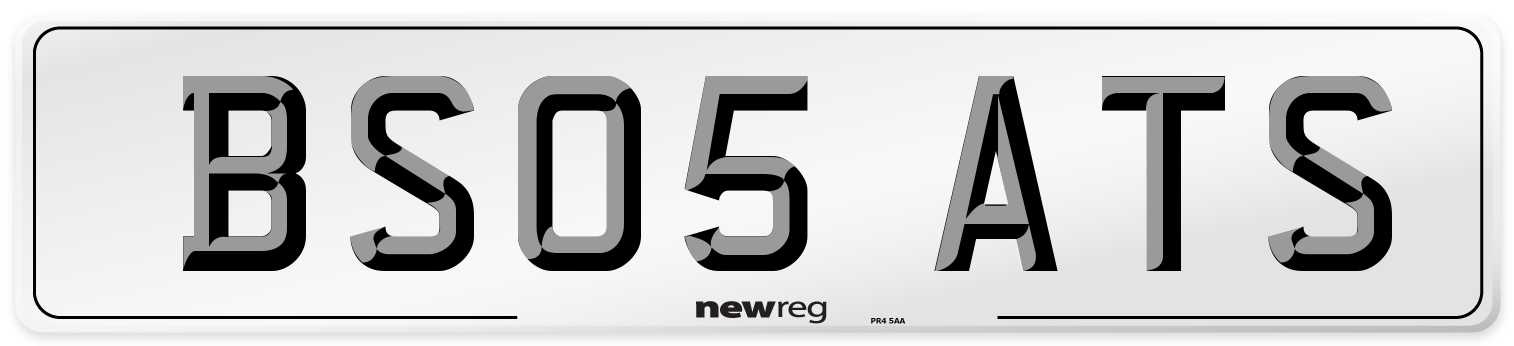 BS05 ATS Number Plate from New Reg